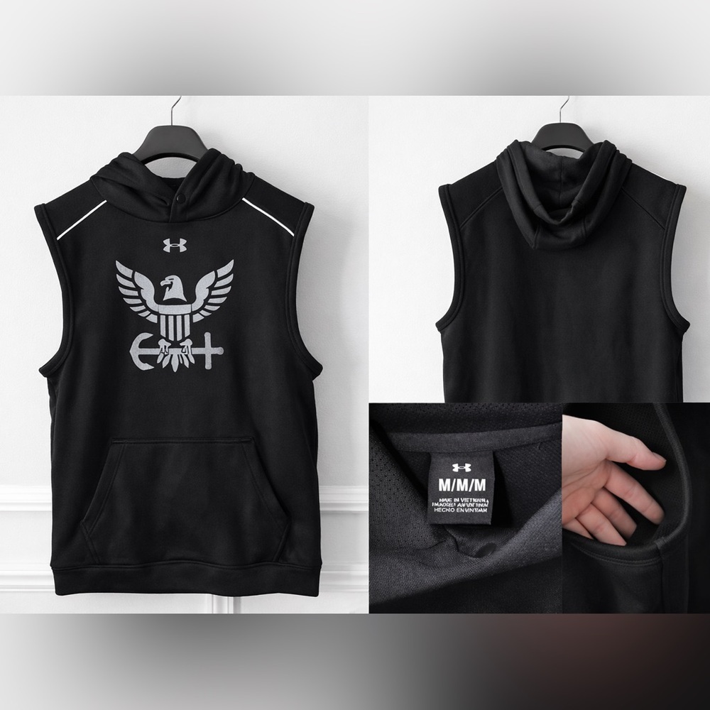 Under Armour Black Sleeveless Performance Jacket